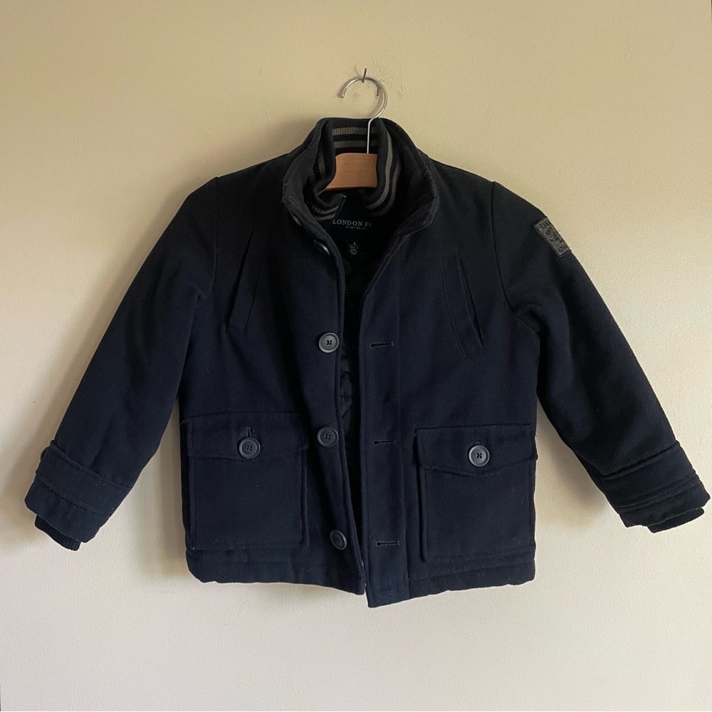 London Fog Boys Wool Blend Jacket Coat Classy Kids Childrens Size 6 6T